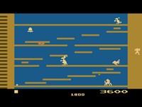 une photo d'Ã©cran de Kangaroo sur Atari 2600